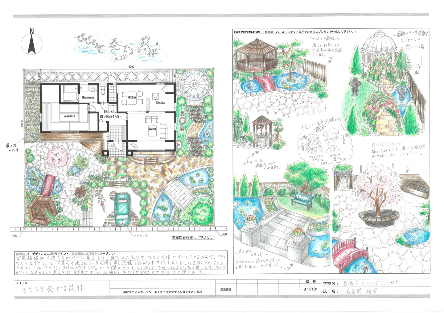 優秀賞作品：せせらぎ奏でる旋律