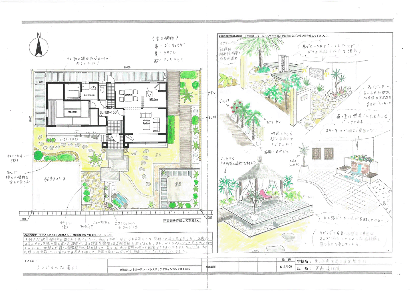優秀賞作品：トロピカルな暮らし